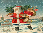 Santa claus vintage 379